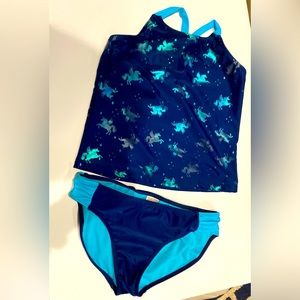Girls Unicorn Tankini
